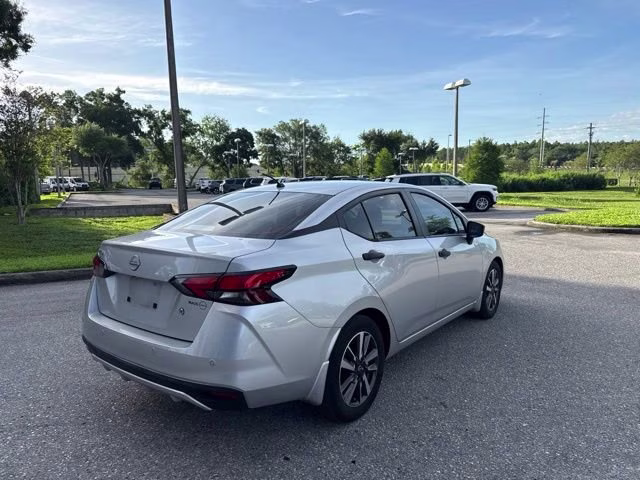 2024 Brilliant Silver Metallic Nissan Versa S FWD Sedan