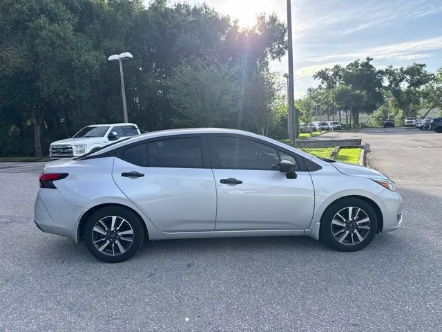 2024 Brilliant Silver Metallic Nissan Versa S FWD Sedan