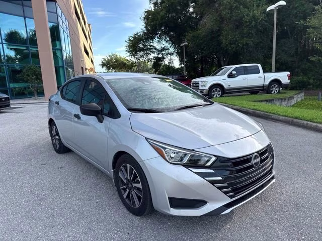 2024 Brilliant Silver Metallic Nissan Versa S FWD Sedan