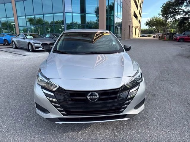 2024 Brilliant Silver Metallic Nissan Versa S FWD Sedan