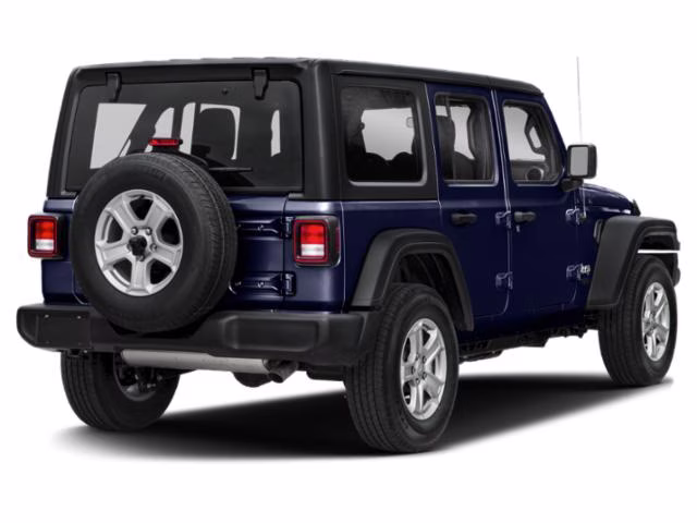 2019 Ocean Blue Metallic Clearcoat Jeep Wrangler Unlimited Sport S 4X4 SUV