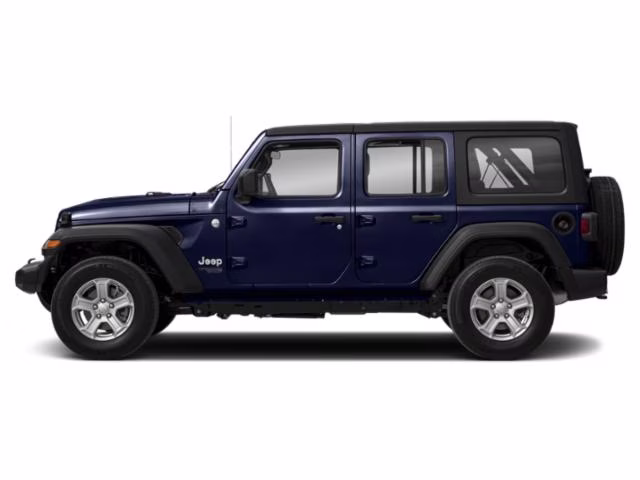 2019 Ocean Blue Metallic Clearcoat Jeep Wrangler Unlimited Sport S 4X4 SUV