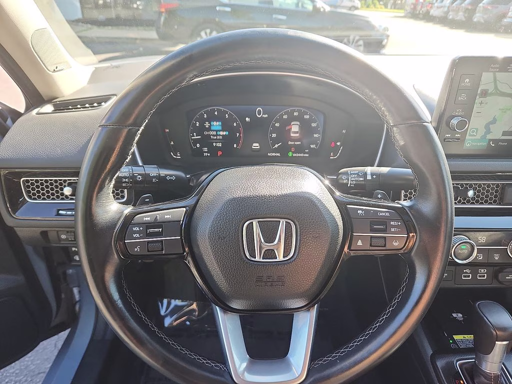 2024 Morning Mist Metallic Honda Civic Touring FWD Sedan