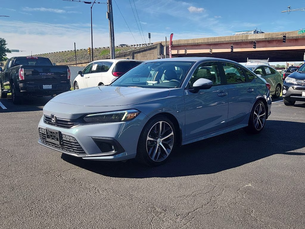 2024 Morning Mist Metallic Honda Civic Touring FWD Sedan