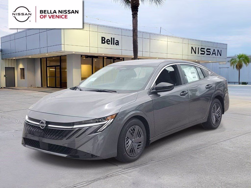 2026 Gun Metallic Nissan Sentra S FWD Sedan