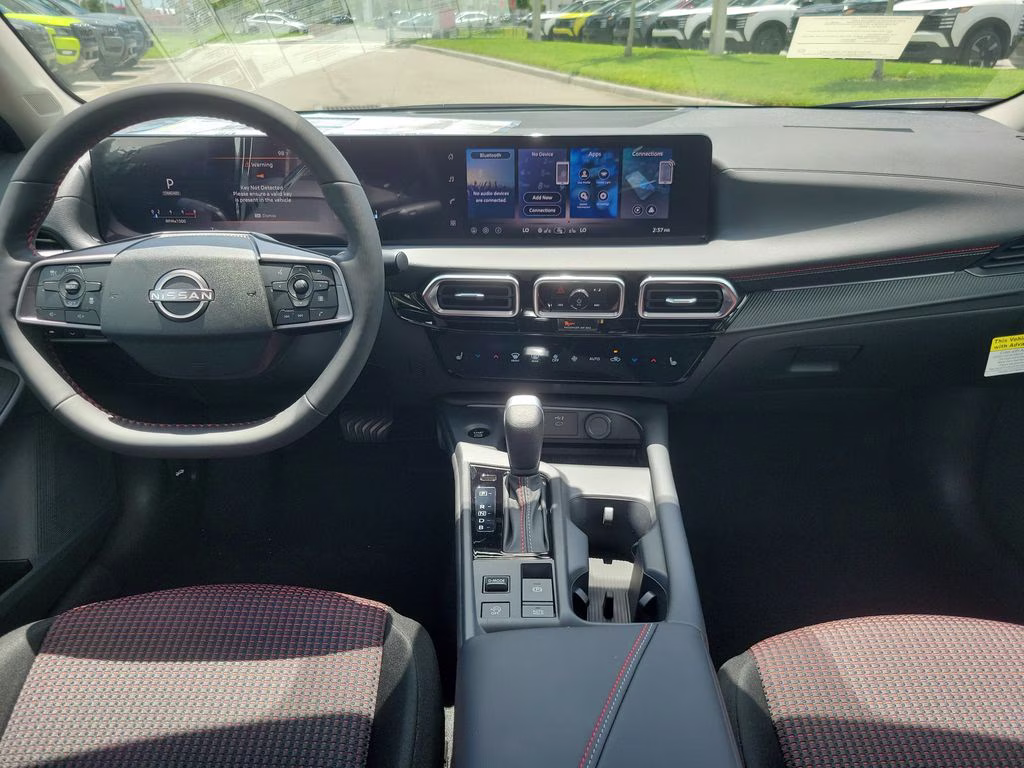 2026 Aspen White/Super Black Nissan Sentra SR FWD Sedan