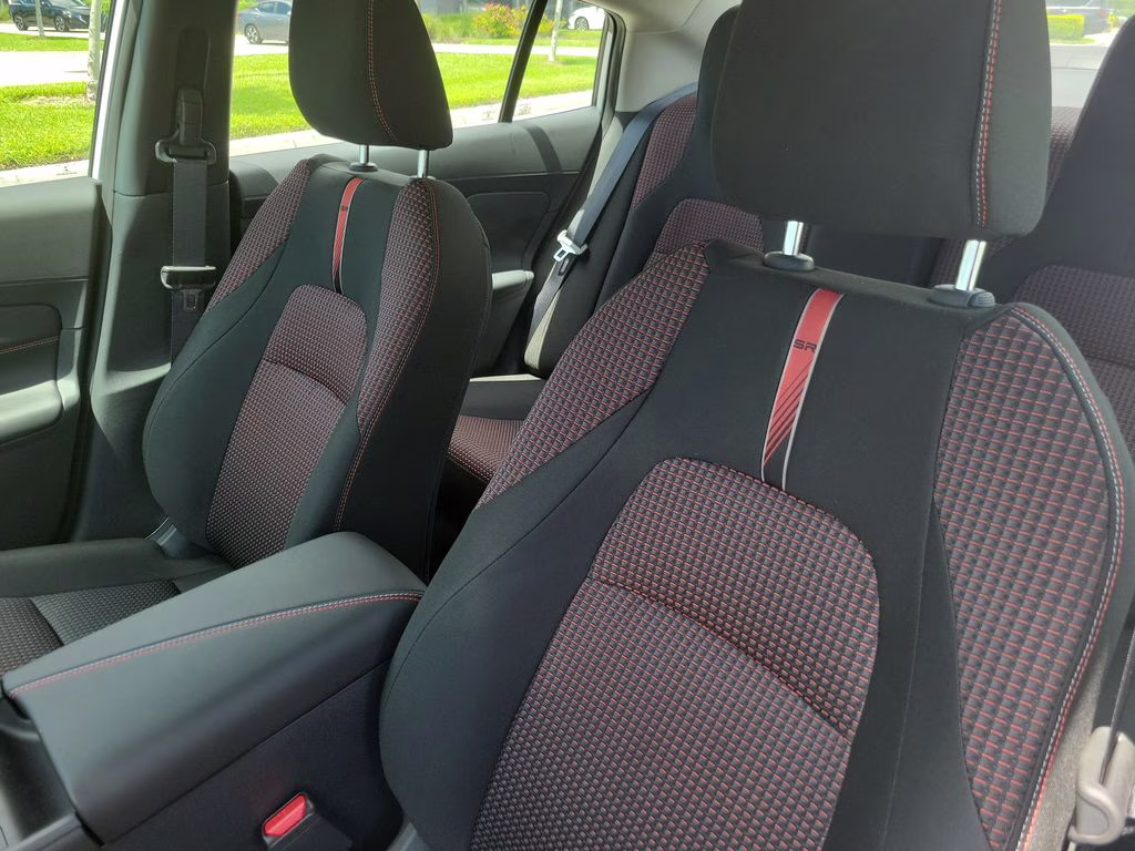 2026 Aspen White/Super Black Nissan Sentra SR FWD Sedan