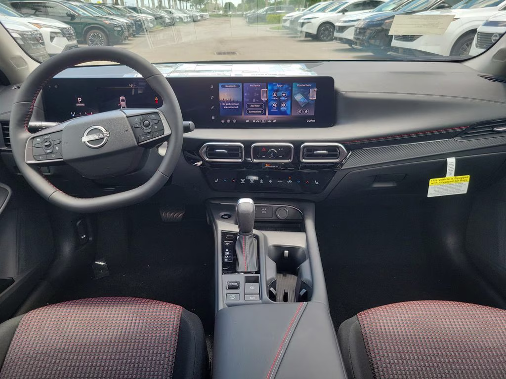 2026 Atlantic Gray/Super Black Nissan Sentra SR FWD Sedan