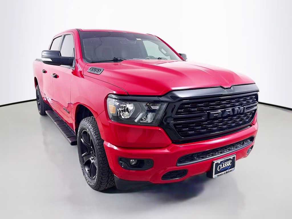 2022 Flame Red Clearcoat Ram 1500 Big Horn/Lone Star 4X4 Truck