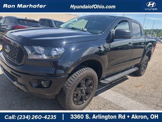 2023 Black Ford Ranger XLT 4X4 Truck