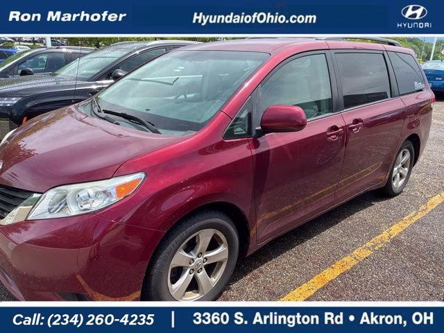 2011 Red Toyota Sienna LE FWD Van