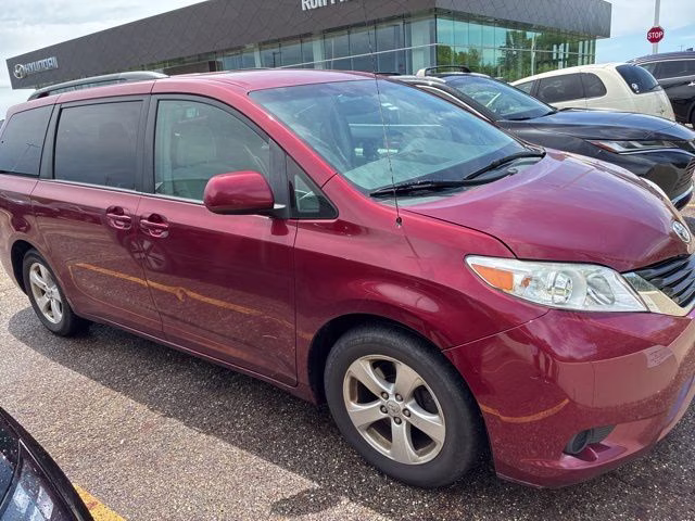 2011 Red Toyota Sienna LE FWD Van