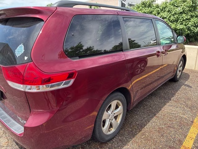 2011 Red Toyota Sienna LE FWD Van