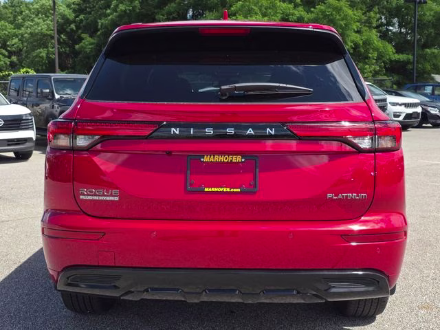2026 Royal Red Nissan Rogue Plug-In Hybrid Platinum AWD SUV
