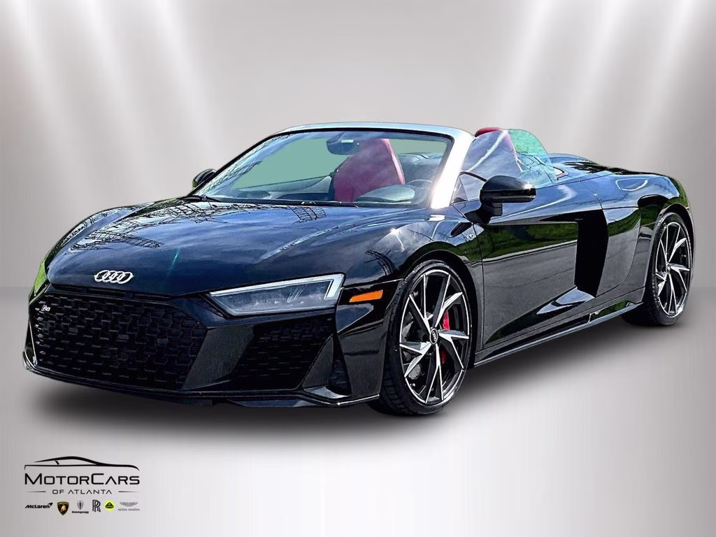 2022 Mythos Black Metallic Audi R8 V10 performance RWD Convertible