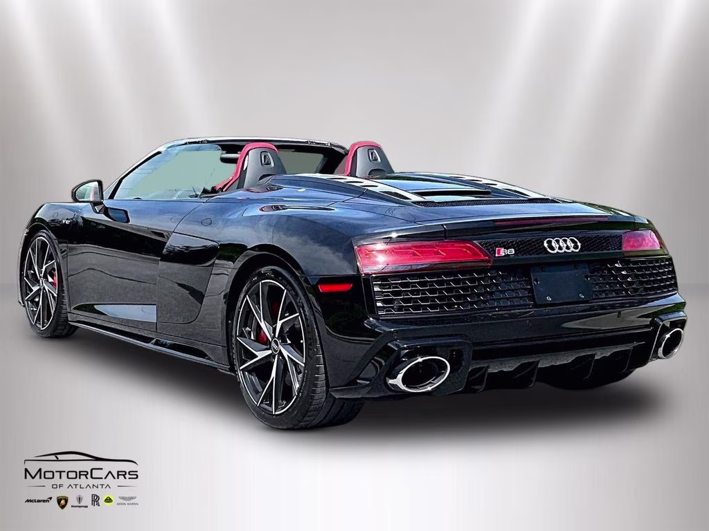 2022 Mythos Black Metallic Audi R8 V10 performance RWD Convertible