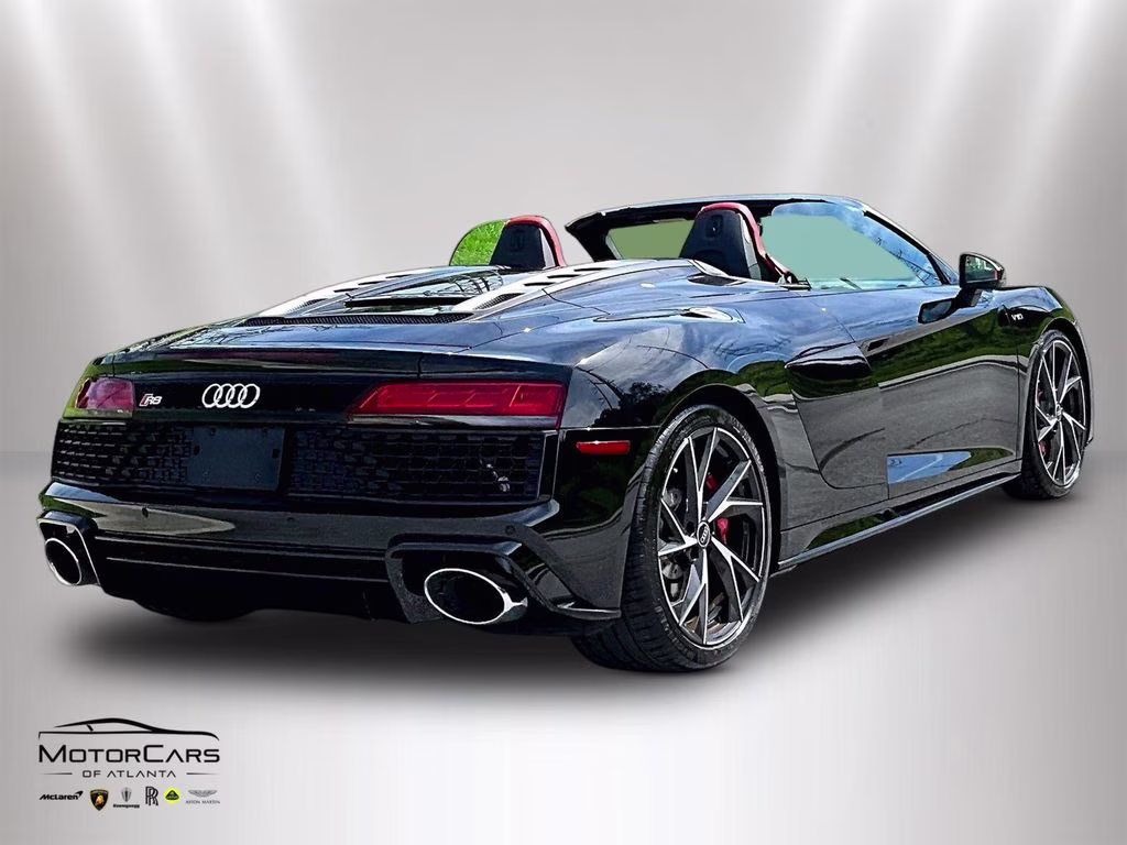 2022 Mythos Black Metallic Audi R8 V10 performance RWD Convertible