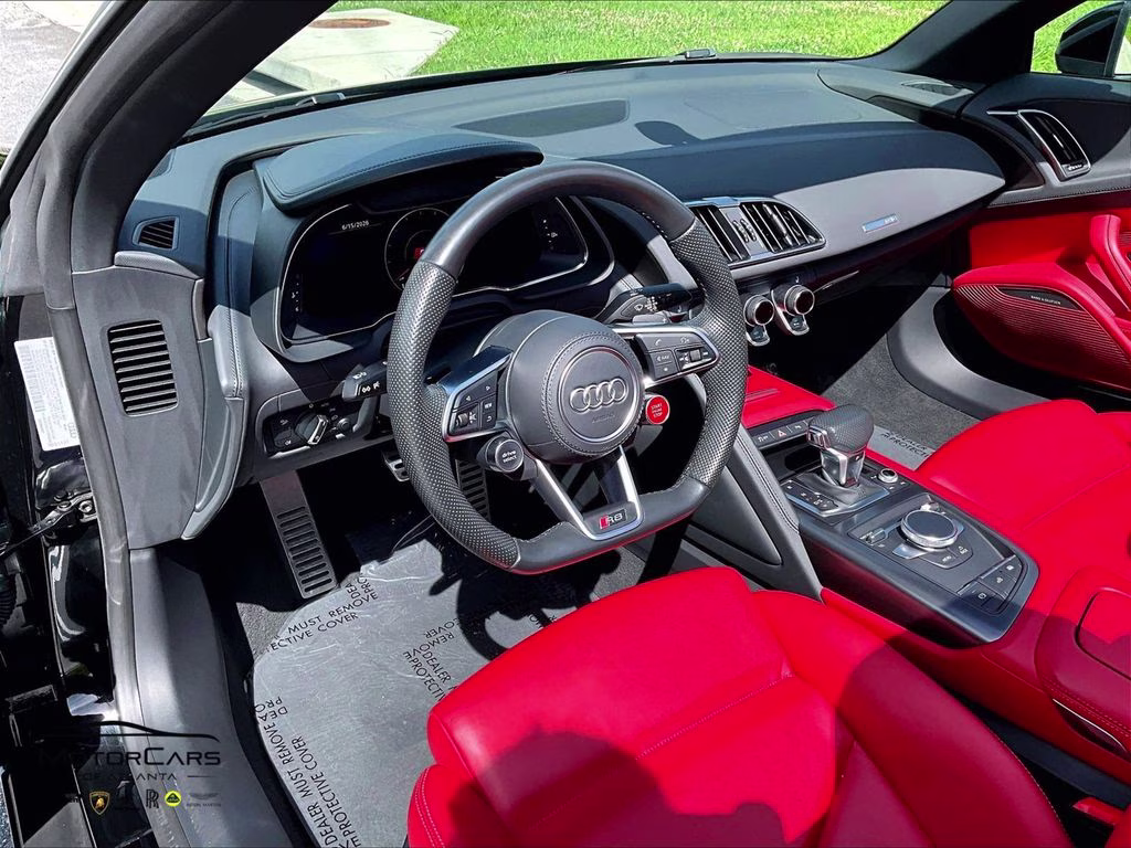 2022 Mythos Black Metallic Audi R8 V10 performance RWD Convertible