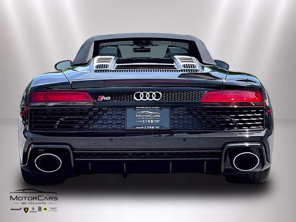 2022 Mythos Black Metallic Audi R8 V10 performance RWD Convertible