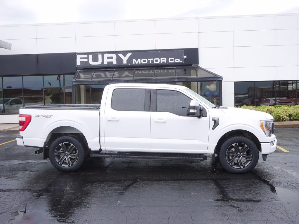 2022 Oxford White Ford F-150 Lariat w/ 501A + Sport Appearance Pckg 4X4 Truck