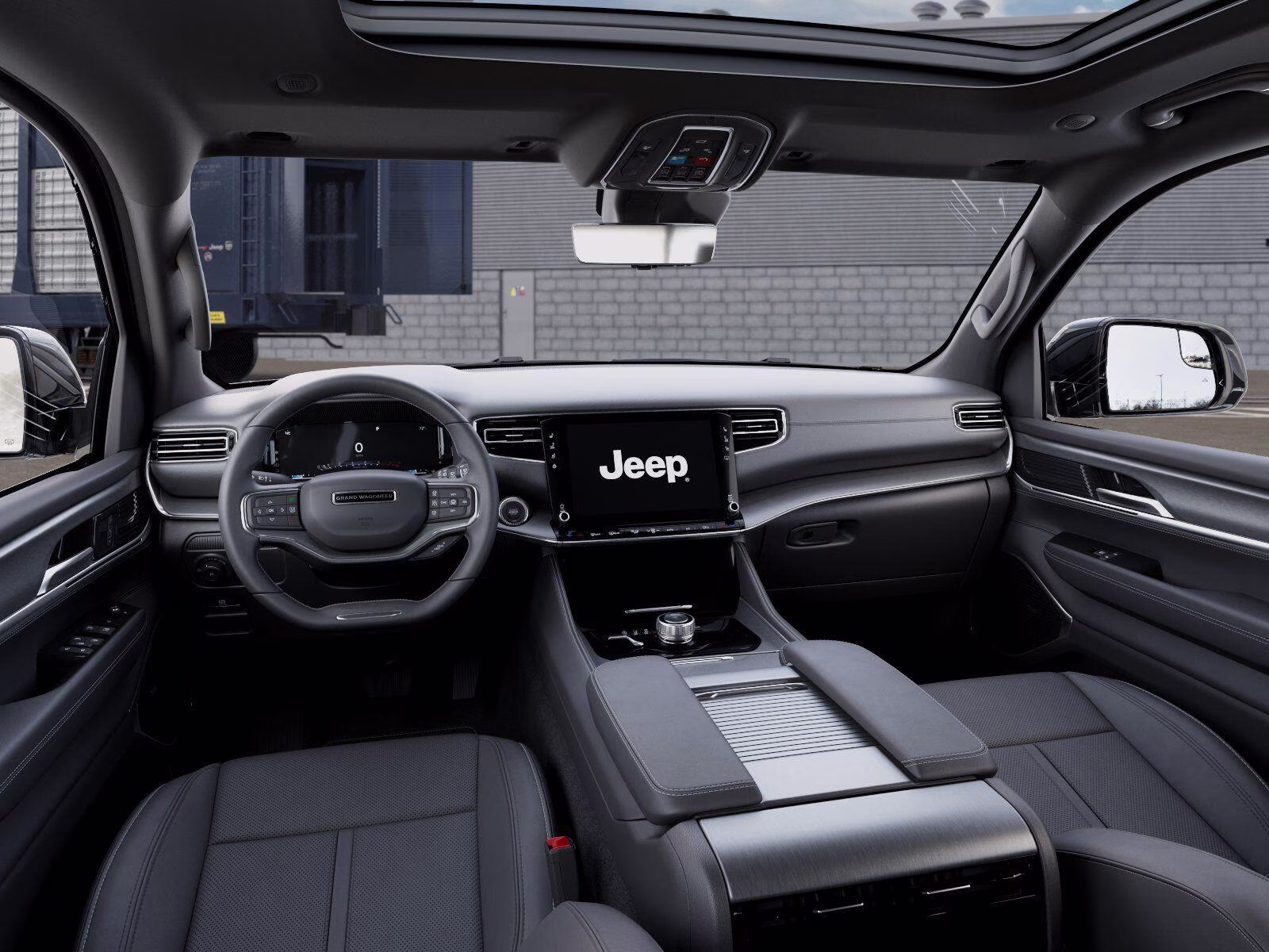 2026 High Gloss Black Jeep Grand Wagoneer Grand Wagoneer L 4x4 4X4 SUV