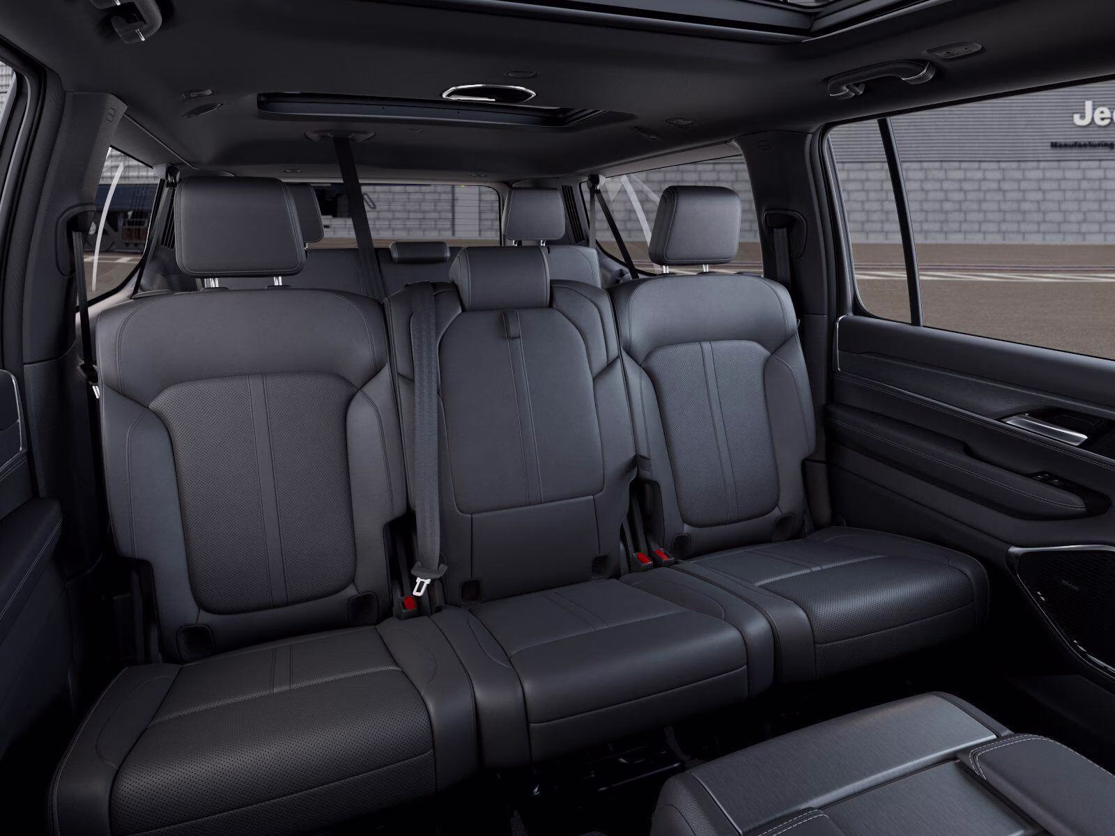 2026 High Gloss Black Jeep Grand Wagoneer Grand Wagoneer L 4x4 4X4 SUV