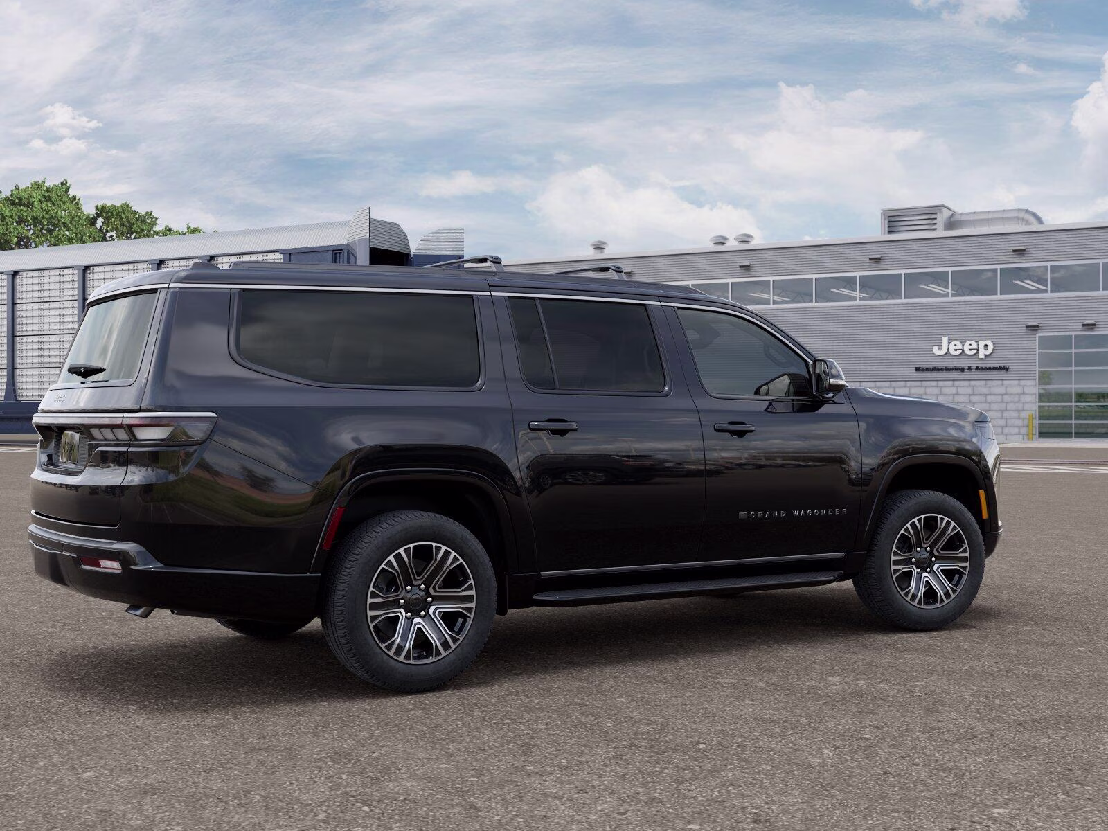 2026 High Gloss Black Jeep Grand Wagoneer Grand Wagoneer L 4x4 4X4 SUV