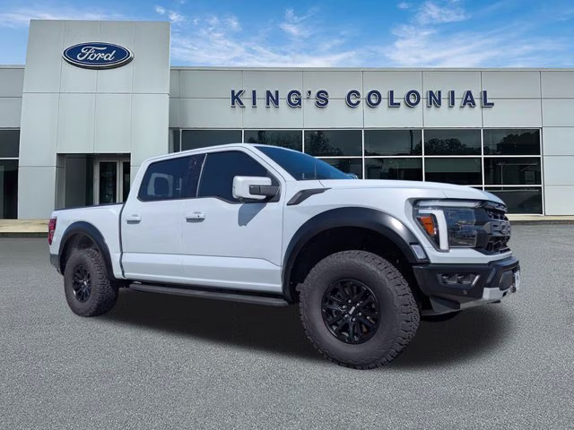 2025 Space White Metallic Ford F-150 RAPTOR Crew Cab 4x4 w/Htd & Cld Leather  4X4 Truck