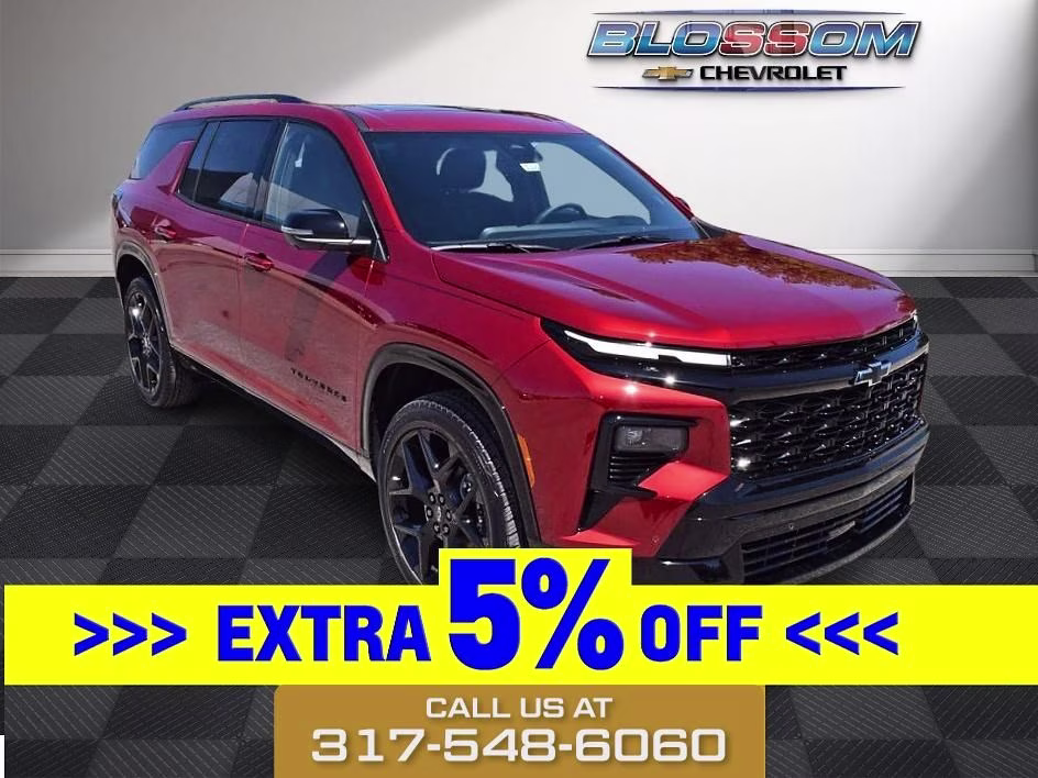 2026 Radiant Red Chevrolet Traverse RS FWD SUV