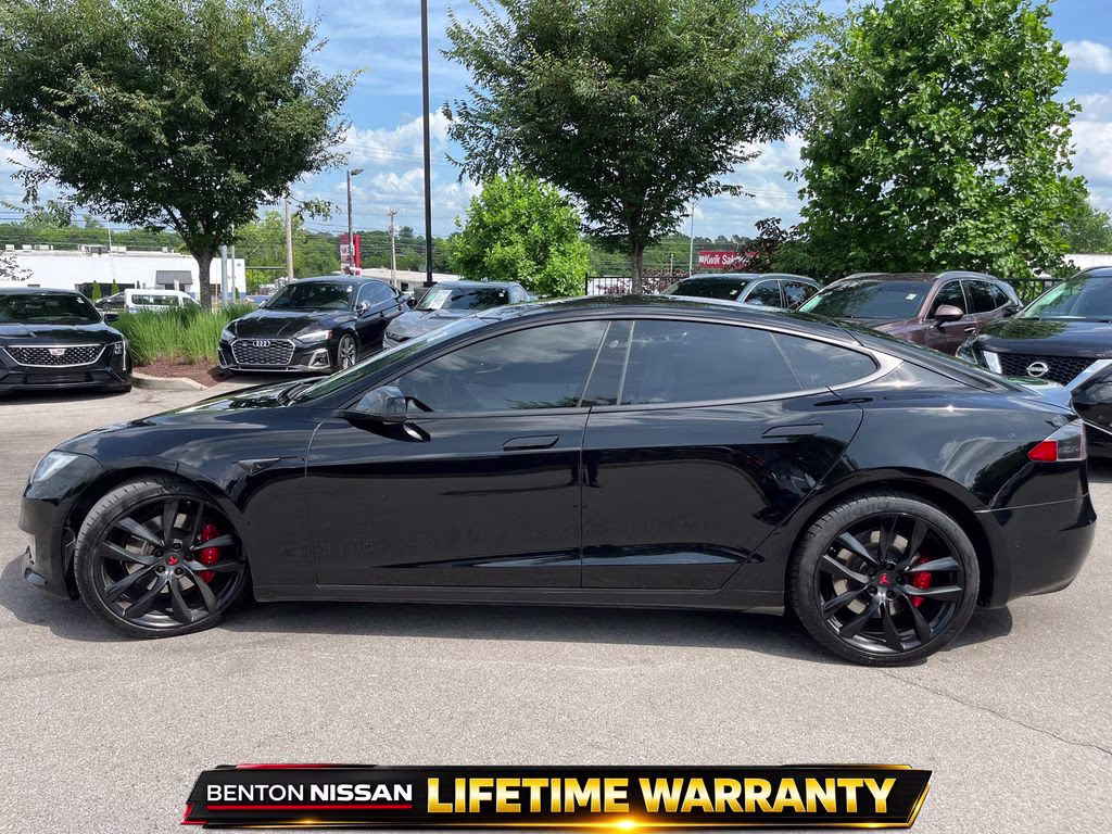 2018 Black Tesla Model S P100D AWD Hatchback