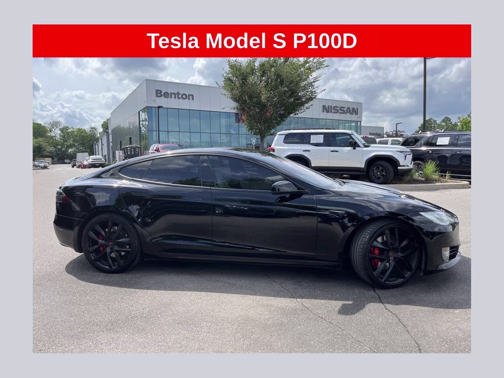 2018 Black Tesla Model S P100D AWD Hatchback