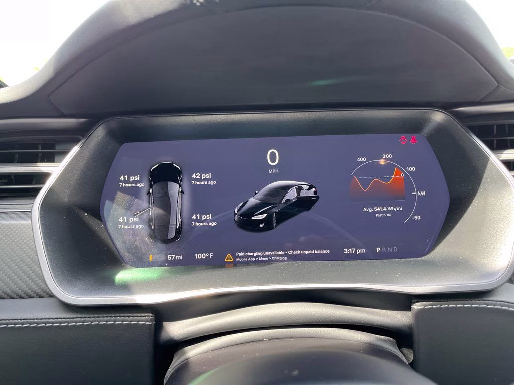2018 Black Tesla Model S P100D AWD Hatchback