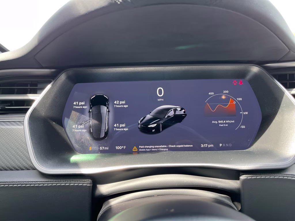 2018 Black Tesla Model S P100D AWD Hatchback