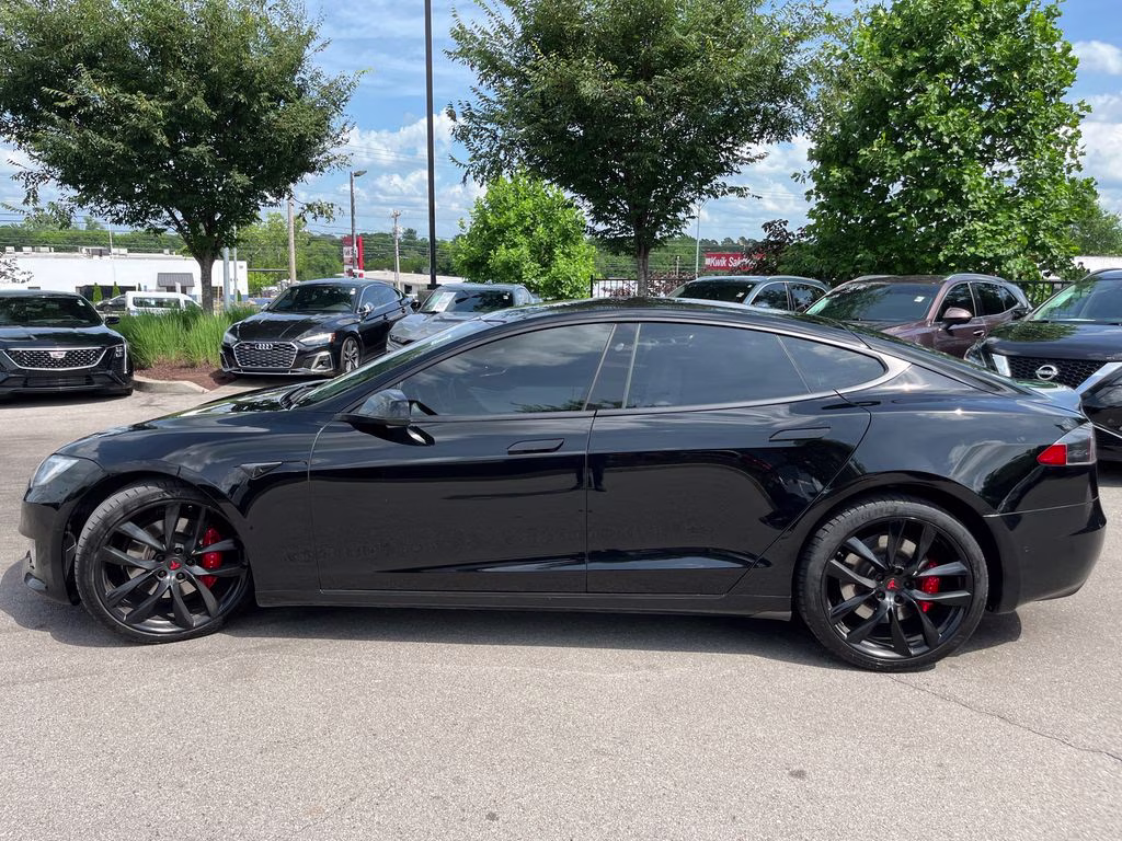 2018 Black Tesla Model S P100D AWD Hatchback