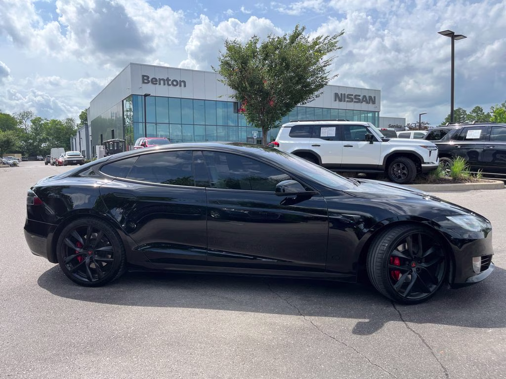 2018 Black Tesla Model S P100D AWD Hatchback
