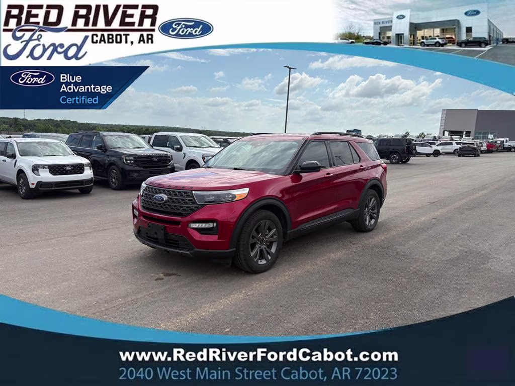 2022 RAPID RED MET TINTED CC Ford Explorer XLT RWD SUV
