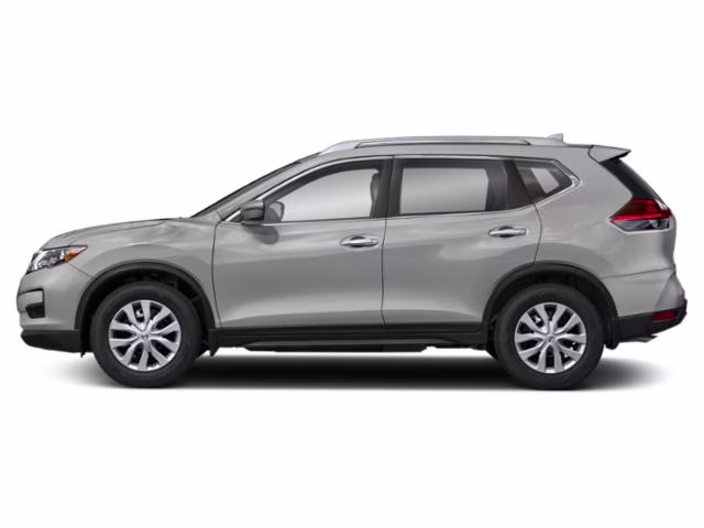 2019 Brilliant Silver Metallic Nissan Rogue SV FWD SUV