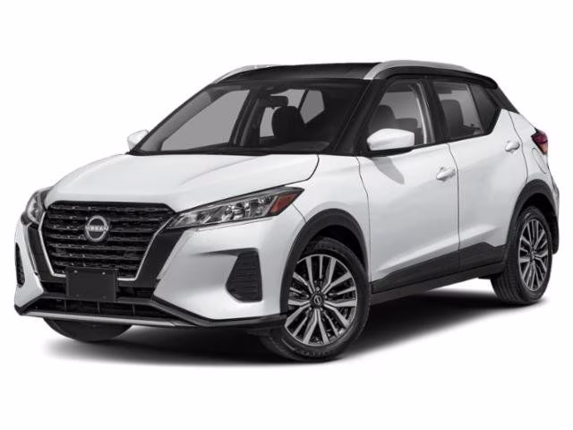2023 Aspen White Tricoat/Super Black Nissan Kicks SV FWD SUV