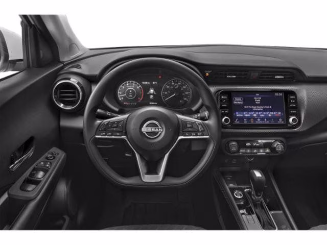 2023 Aspen White Tricoat/Super Black Nissan Kicks SV FWD SUV