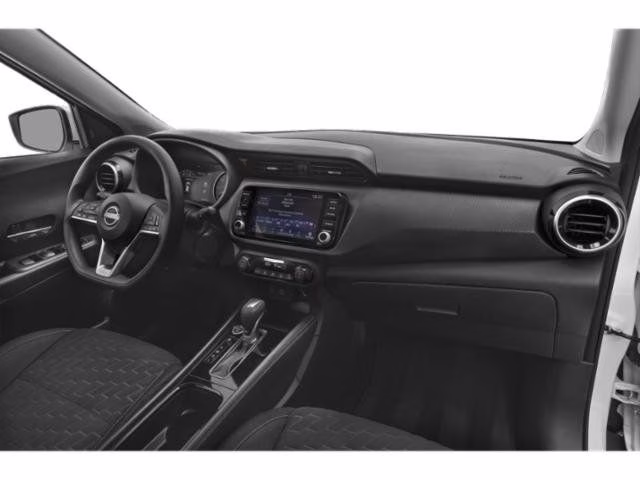 2023 Aspen White Tricoat/Super Black Nissan Kicks SV FWD SUV