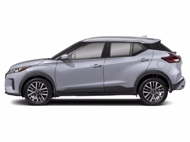 2023 Aspen White Tricoat/Super Black Nissan Kicks SV FWD SUV
