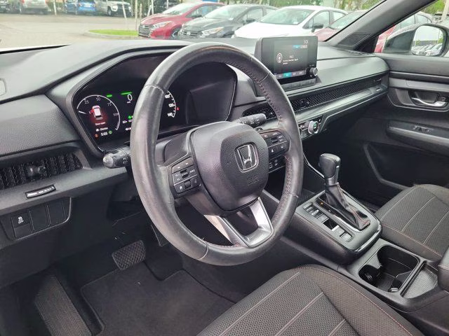 2024 Platinum White Pearl Honda CR-V Hybrid Sport FWD SUV