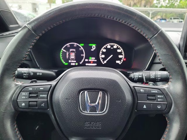 2024 Platinum White Pearl Honda CR-V Hybrid Sport FWD SUV