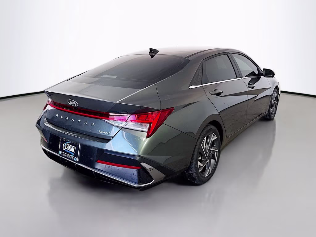 2024 Amazon Gray Hyundai Elantra Limited FWD Sedan