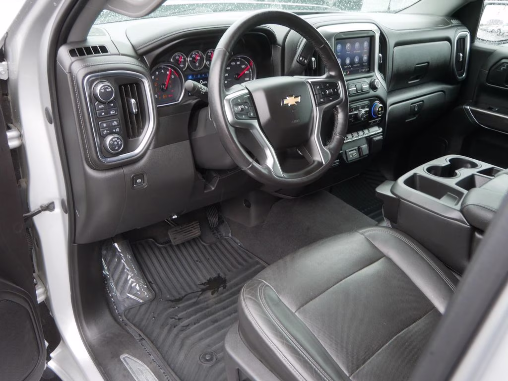 2020 Silver Ice Metallic Chevrolet Silverado 1500 LTZ w/ 1LZ 4X4 Truck