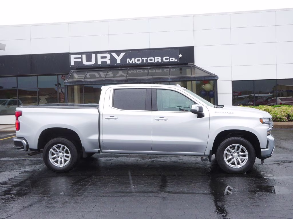 2020 Silver Ice Metallic Chevrolet Silverado 1500 LTZ 4X4 Truck