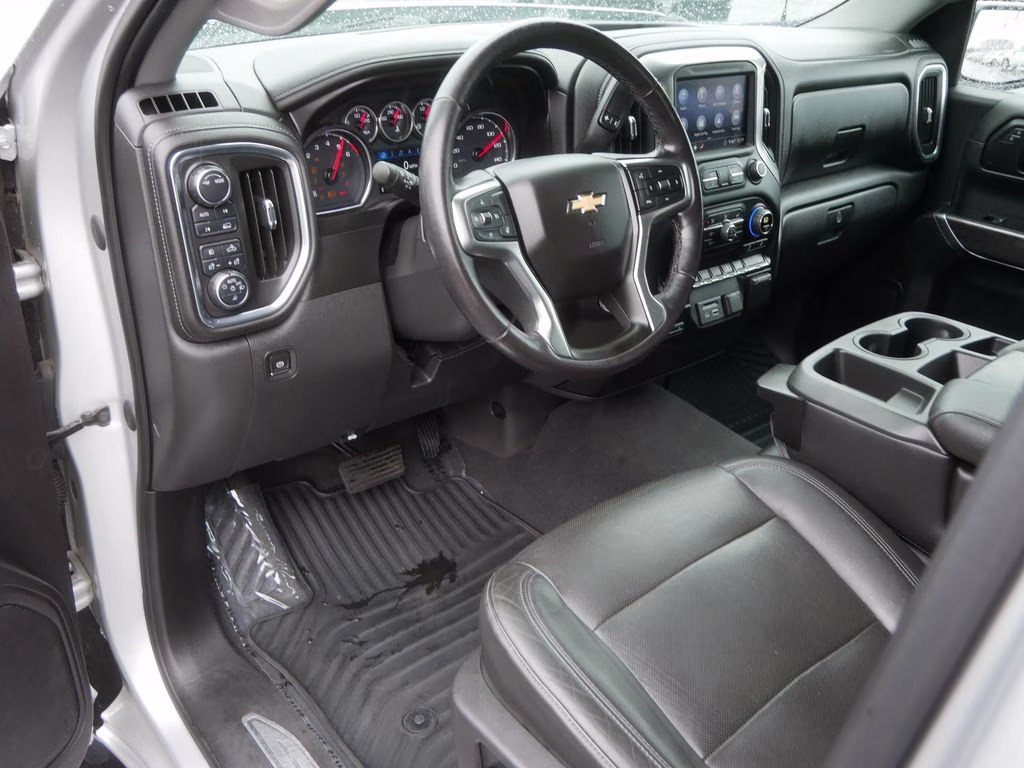 2020 Silver Ice Metallic Chevrolet Silverado 1500 LTZ 4X4 Truck