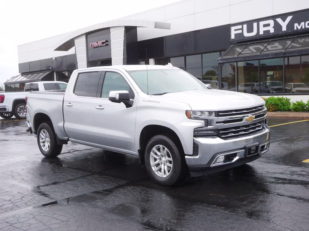 2020 Silver Ice Metallic Chevrolet Silverado 1500 LTZ 4X4 Truck