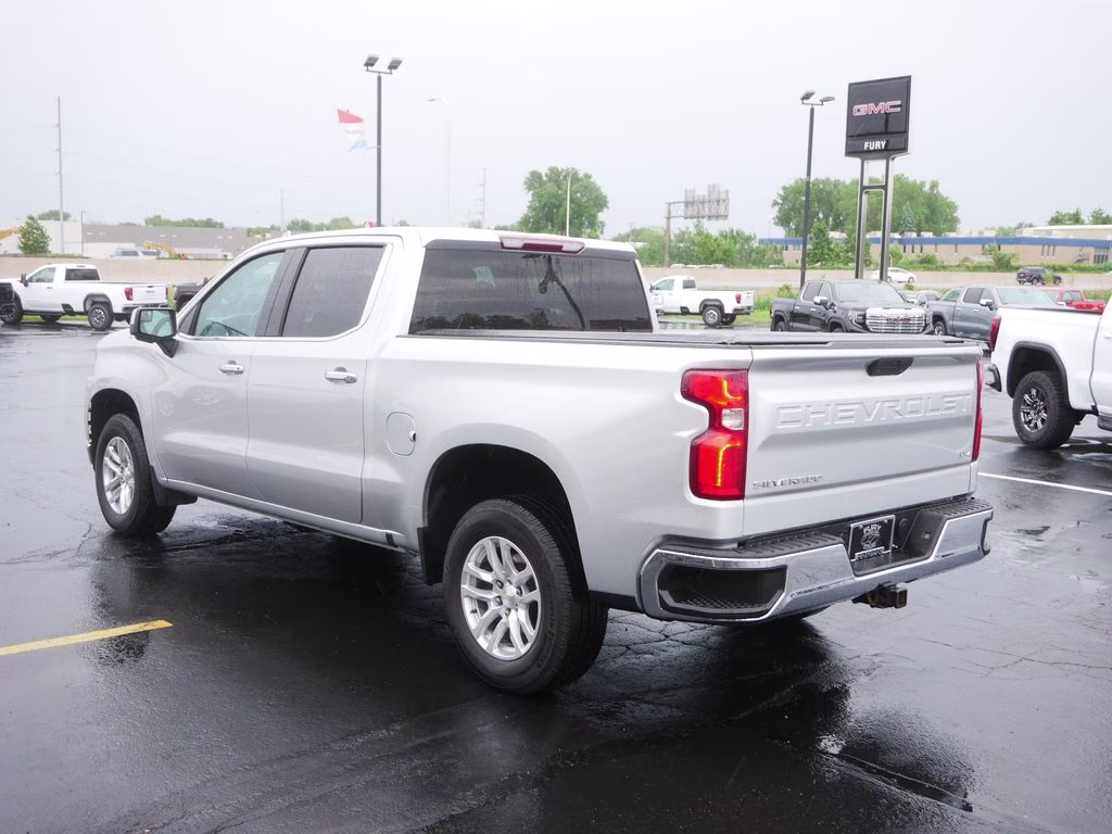 2020 Silver Ice Metallic Chevrolet Silverado 1500 LTZ 4X4 Truck