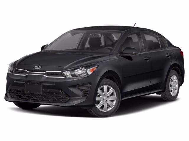 2021 Aurora Black Kia Rio LX FWD Sedan